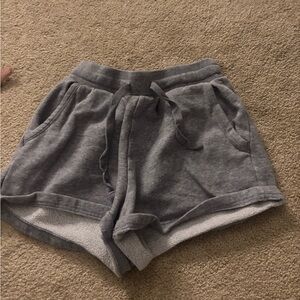 Target Gray Athletic Lounge Shorts with Drawstring